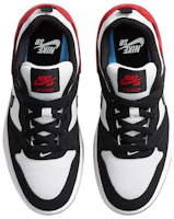 Shop Nike SB Alleyoop 黑腳趾 低筒 滑板鞋 GS 黑白紅