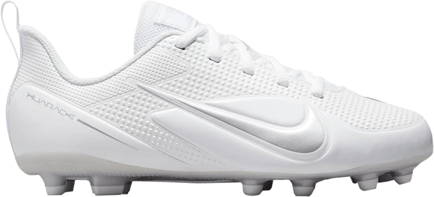 Youth Nike Alpha Huarache 8 White Metallic Silver CZ6557 100