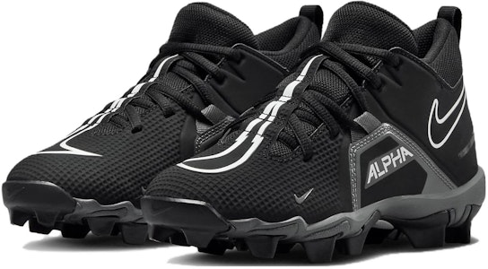 (Youth) Nike Alpha Menace 3 Shark Football Cleats 'Black' CV0581-010 Lookbook (Youth) Nike Alpha Menace 3 Shark Football Cleats 'Black' CV0581-010