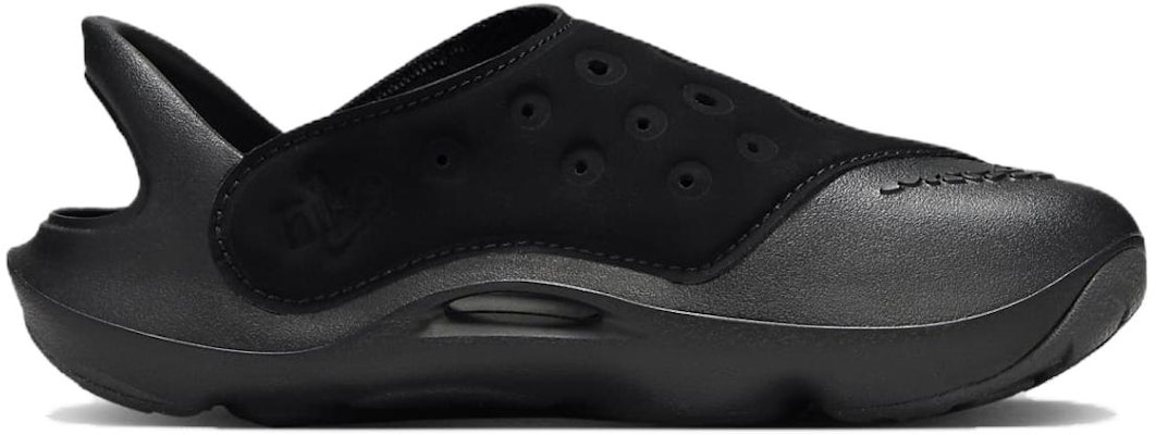 (Youth) Nike Aqua Swoosh Sandal 'Black' FN0876-002 Order (Youth) Nike Aqua Swoosh Sandal 'Black' FN0876-002
