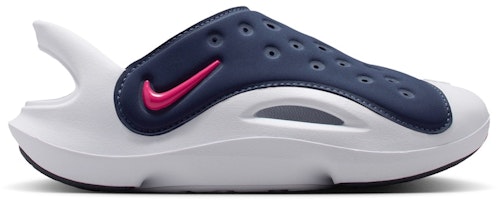 (Youth) Nike Aqua Swoosh Sandal 'Midnight Navy Rush Pink' FN0876-401 (Youth) Nike Aqua Swoosh Sandal 'Midnight Navy Rush Pink' FN0876-401