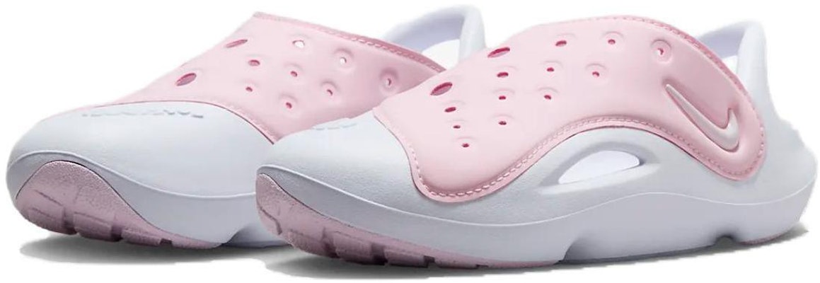 (Youth) Nike Aqua Swoosh Sandal 'Pink Foam' FN0876-600 Lookbook (Youth) Nike Aqua Swoosh Sandal 'Pink Foam' FN0876-600