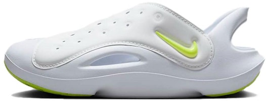 (Youth) Nike Aqua Swoosh Sandal 'White Volt' FN0876-100 (Youth) Nike Aqua Swoosh Sandal 'White Volt' FN0876-100
