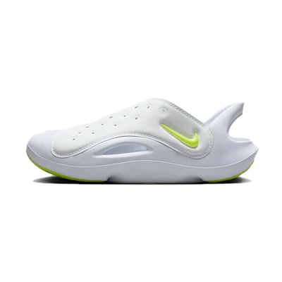 (Youth) Nike Aqua Swoosh Sandal 'White Volt'