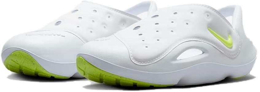 (JR) 耐克 Aqua Swoosh 凉鞋 ‘白荧光绿’ FN0876-100 Order (JR) 耐克 Aqua Swoosh 凉鞋 ‘白荧光绿’ FN0876-100