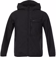 (Youth) Nike Black Zip-Up Jacket - Solid Color, Comfortable Long Sleeve for Teens. FZ4905-010 (Youth) Nike Black Zip-Up Jacket - Solid Color, Comfortable Long Sleeve for Teens. FZ4905-010