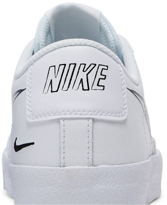 (Youth) Nike Blazer Low '77 GS 'Sketch - White Black' DM7819-100 Sizing (Youth) Nike Blazer Low '77 GS 'Sketch - White Black' DM7819-100