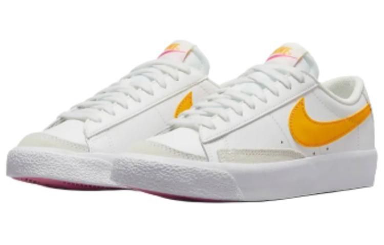 Lookbook (JR) 耐克Blazer Low '77 GS '峰会白大学金' DA4074-123