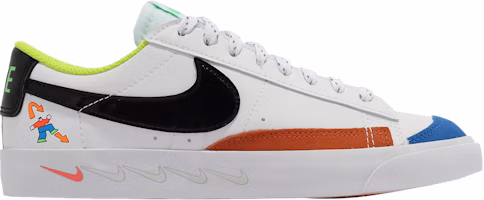(Youth) Nike Blazer Low '77 GS 'White Multi' DV1747-101 (Youth) Nike Blazer Low '77 GS 'White Multi' DV1747-101