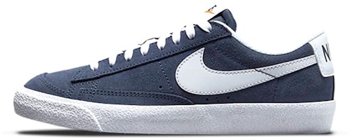 (Youth) Nike Blazer Low '77 Suede GS 'Midnight Navy' DH9809-400 (Youth) Nike Blazer Low '77 Suede GS 'Midnight Navy' DH9809-400