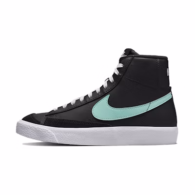 (Youth) Nike Blazer Mid 77 Black White Mint Foam