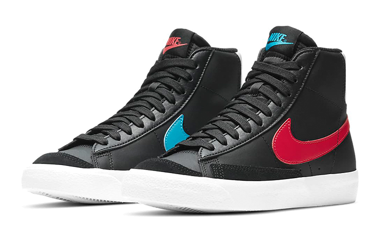 Lookbook 耐吉 Blazer Mid ‘77 (GS) 黑紅藍