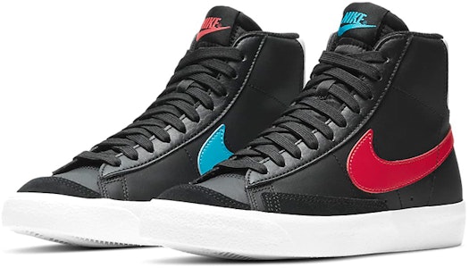 耐吉 Blazer Mid ‘77 (GS) 黑紅藍 Lookbook 耐吉 Blazer Mid ‘77 (GS) 黑紅藍