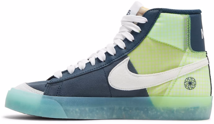 (JR) Nike Blazer Mid '77 GS 'Move To Zero - Armory Navy' Sepatu Anak-anak DO2699-400 Lookbook (JR) Nike Blazer Mid '77 GS 'Move To Zero - Armory Navy' Sepatu Anak-anak DO2699-400