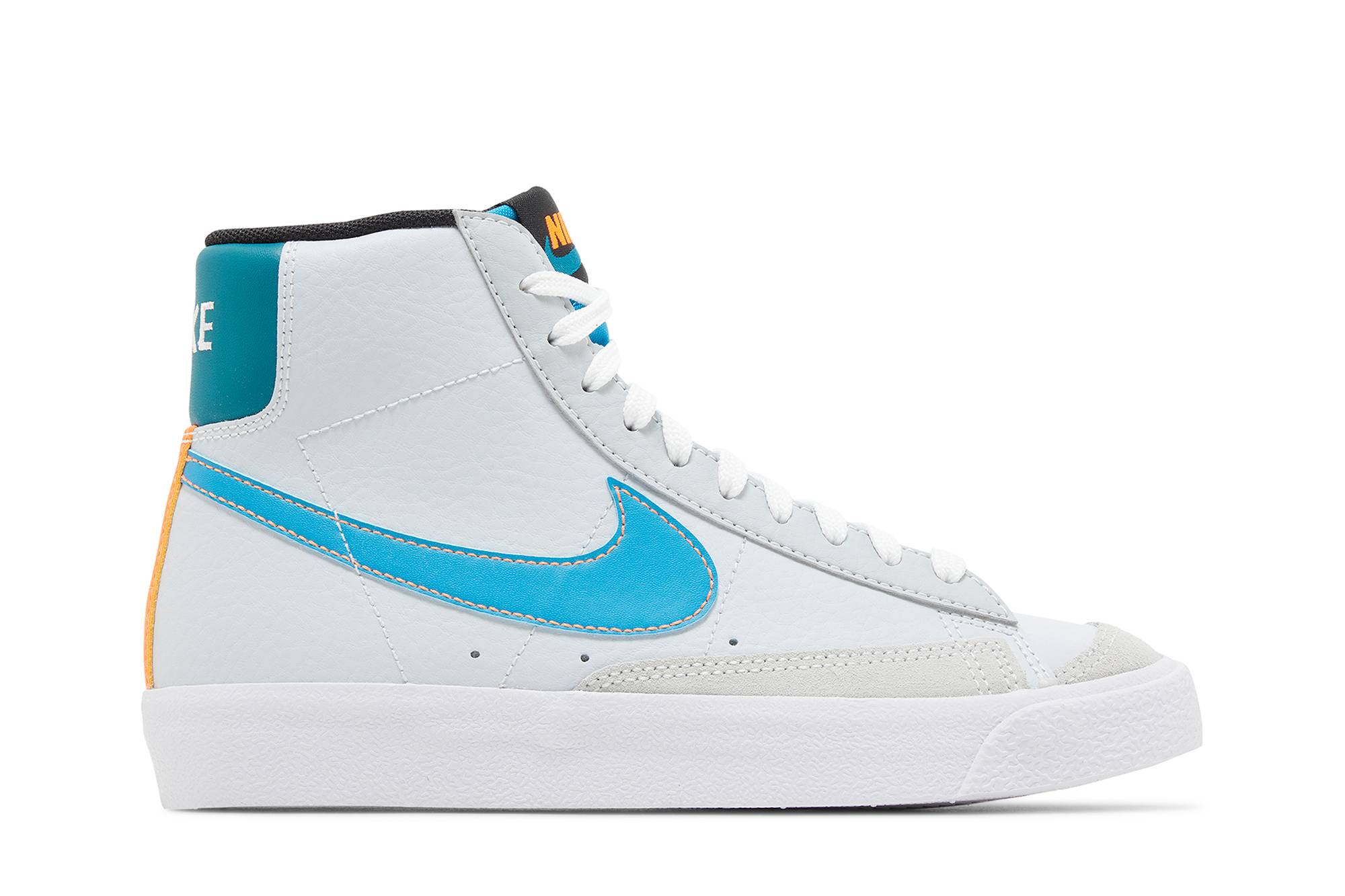 (Youth) Nike Blazer Mid '77 GS 'Pure Platinum Laser Blue' FD0297-001