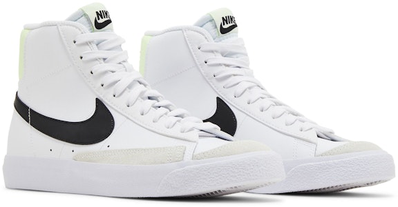 (JR) Nike Blazer Mid '77 GS 'Blanco Negro Volt' DA4086-109 Cheap (JR) Nike Blazer Mid '77 GS 'Blanco Negro Volt' DA4086-109