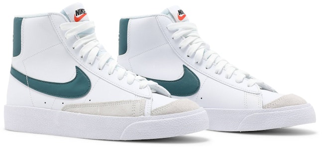 (JR) 耐克Blazer Mid '77 GS 白色深青绿色 DA4086-112 Cheap (JR) 耐克Blazer Mid '77 GS 白色深青绿色 DA4086-112