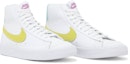 Cheap (JR) Nike Blazer Mid '77 GS 白色荧光黄 DH4112-100