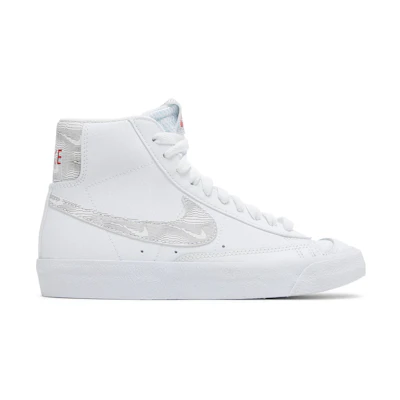 (Youth) Nike Blazer Mid '77 GS 'White Logo Print'