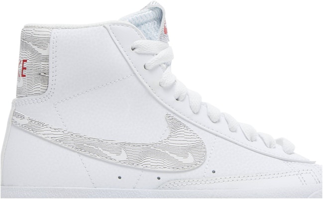 (Youth) Nike Blazer Mid '77 GS 'White Logo Print' DJ4624-100 Order (Youth) Nike Blazer Mid '77 GS 'White Logo Print' DJ4624-100