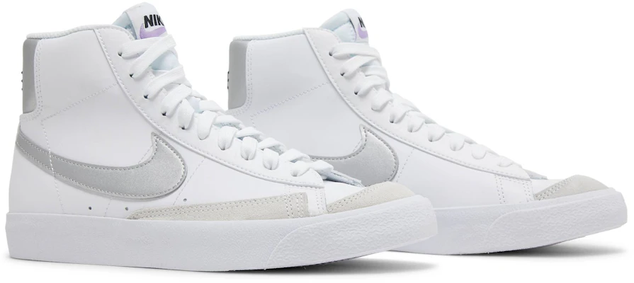 (JR) Nike Blazer Mid '77 GS 'Putih Perak Metalik' DA4086-101 Cheap (JR) Nike Blazer Mid '77 GS 'Putih Perak Metalik' DA4086-101