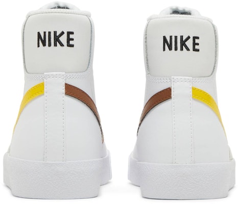 (JR) Nike Blazer Mid '77 GS 'Blanco Pecan Azufre Vivo' DA4086-103 Details for (JR) Nike Blazer Mid '77 GS 'Blanco Pecan Azufre Vivo' DA4086-103