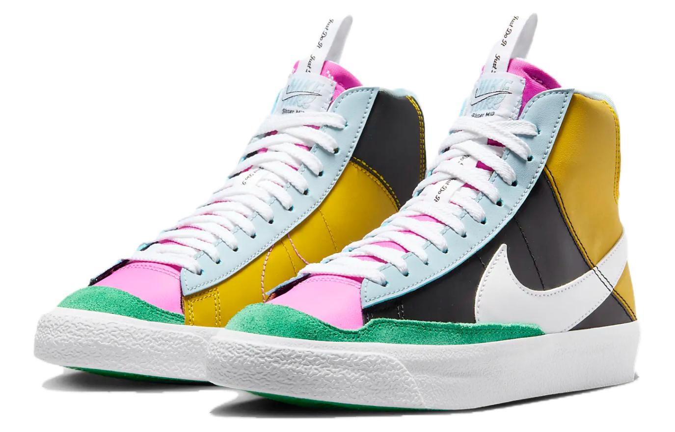 Lookbook (JR) Nike Blazer Mid '77 SE GS 'Just Do It - Negro Bronce' FJ2952-001