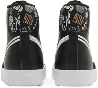 (JR) Nike Blazer Mid '77 SE GS 'Playful Fonts' Kanak-Kanak DJ0265-001 Details for (JR) Nike Blazer Mid '77 SE GS 'Playful Fonts' Kanak-Kanak DJ0265-001
