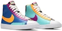 Cheap (Youth) Nike Blazer Mid 'Aurora Purple Orange' CZ9441-400