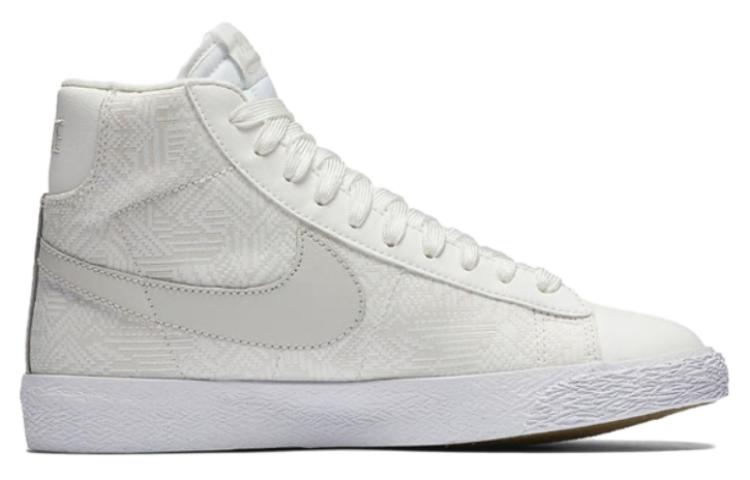(Youth) Nike Blazer Mid SE 'White Light Bone Pattern' 圖 2