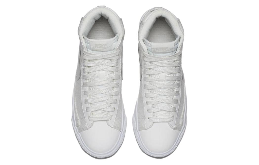 (Youth) Nike Blazer Mid SE 'White Light Bone Pattern' 圖 3