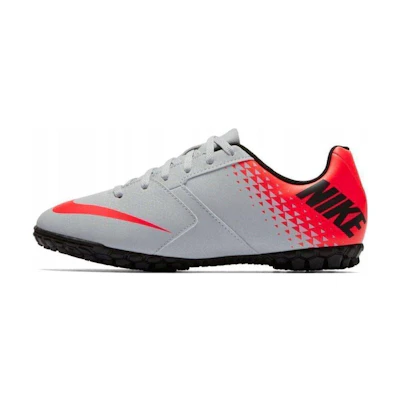 (Youth) Nike BombaX TF Turf 'Gray Red'