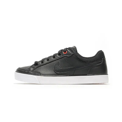 (Youth) Nike Capri 3 LTR Leather 'Black White'