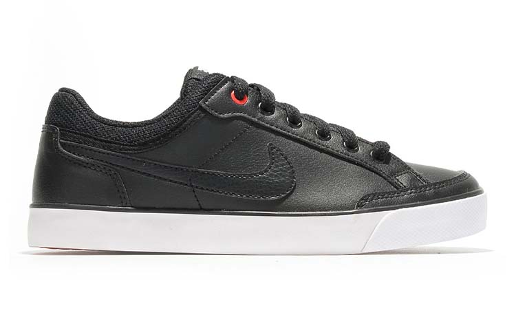 Order (JR) Nike Capri 3 LTR Leder ''Schwarz Weiß'' 579947-014