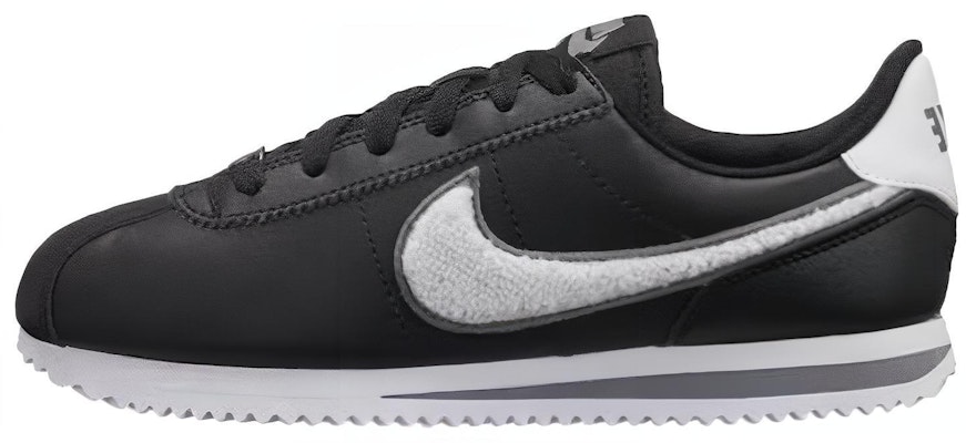 (JR) 耐克Cortez基本款皮革SE '黑色绒布钩' AA3496-002 Buy (JR) 耐克Cortez基本款皮革SE '黑色绒布钩' AA3496-002