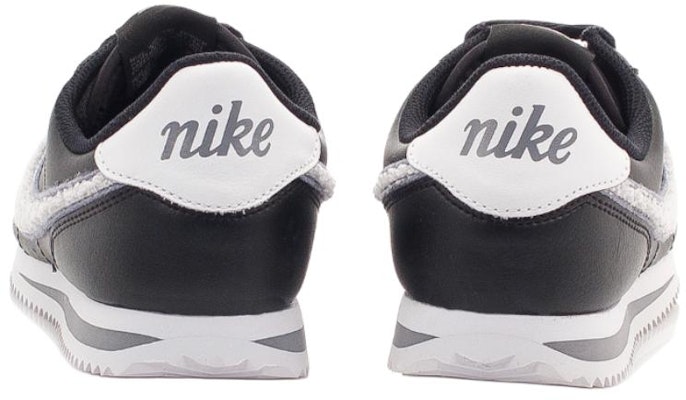 (JR) Nike Cortez Basic Leather SE 'Chenille Swoosh - Negro' AA3496-002 Shop (JR) Nike Cortez Basic Leather SE 'Chenille Swoosh - Negro' AA3496-002