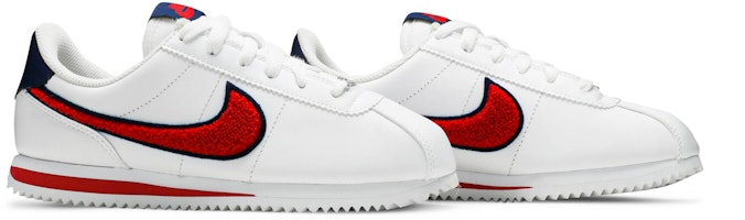 (JR) Nike Cortez Basic Leather SE 'Blanco' AA3496-100 Cheap (JR) Nike Cortez Basic Leather SE 'Blanco' AA3496-100