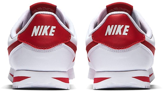 (JR) 耐克科尔特兹基础款白红色运动鞋 904764-101 Sizing (JR) 耐克科尔特兹基础款白红色运动鞋 904764-101