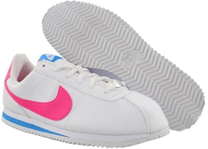 (JR) 나이키 코르테즈 베이직 SL '화이트 하이퍼 핑크' 904764-107 Shop (JR) 나이키 코르테즈 베이직 SL '화이트 하이퍼 핑크' 904764-107