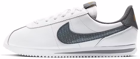 (Youth) Nike Cortez Basic White BQ4687-100 (Youth) Nike Cortez Basic White BQ4687-100