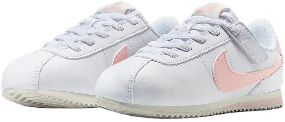 (Youth) Nike Cortez EasyOn 'White Echo Pink' DM0951-117 Lookbook (Youth) Nike Cortez EasyOn 'White Echo Pink' DM0951-117