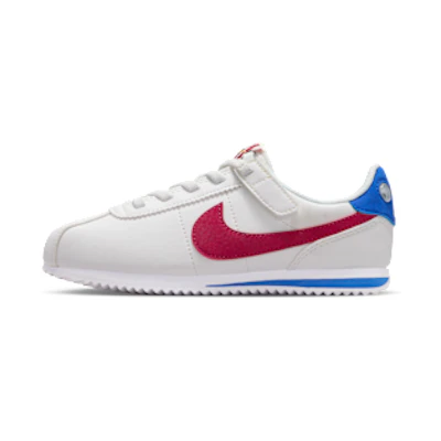 (Youth) Nike Cortez SE Easy On Summit White/Hyper Royal/White/Noble Red