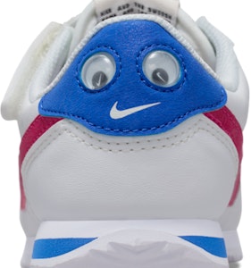 (JR) Nike Cortez SE Easy On Summit Putih/Hyper Royal/Putih/Merah Noble IH7658-100 3