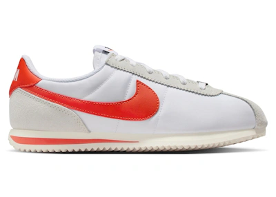 (Youth) Nike Cortez Textile White Sail Picante Red