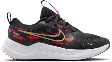 (Youth) Nike Cosmic Runner Black Red Metallic Gold IQ1264-001 (Youth) Nike Cosmic Runner Black Red Metallic Gold IQ1264-001