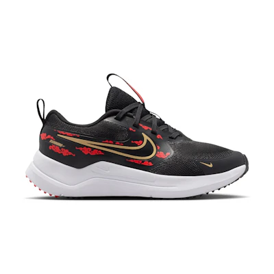 (Youth) Nike Cosmic RNNR Black Red Metallic Gold
