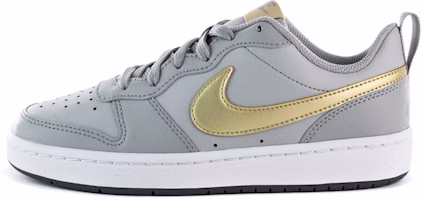 (Youth) Nike Court Borough Low 2 'Gray Gold' BQ5448-013 (Youth) Nike Court Borough Low 2 'Gray Gold' BQ5448-013