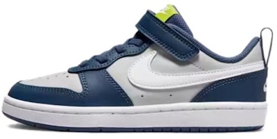 (Youth) Nike Court Borough Low 2 'Grey Fog Mystic Navy' BQ5451-016 (Youth) Nike Court Borough Low 2 'Grey Fog Mystic Navy' BQ5451-016