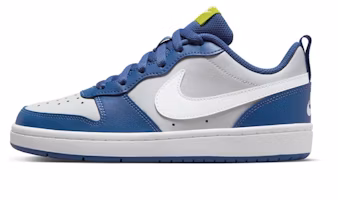 (Youth) Nike Court Borough Low 2 'Grey Fog Mystic Navy' BQ5448-016 (Youth) Nike Court Borough Low 2 'Grey Fog Mystic Navy' BQ5448-016