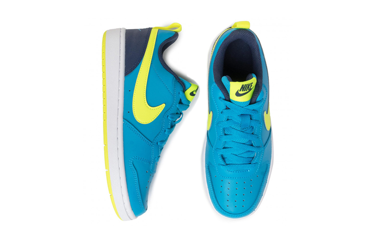 Purchase Nike Court Borough 低筒 耐吉板鞋 GS 藍黃